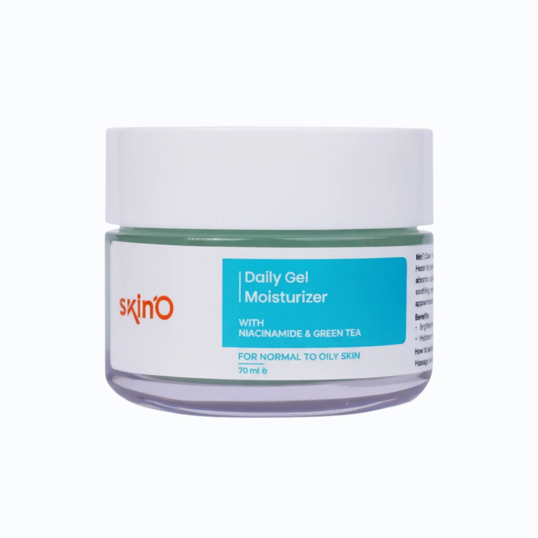 SKiNO Daily Gel Moisturizer — Niacinamide & Green Tea, for Normal to Oily Skin (70 ml)