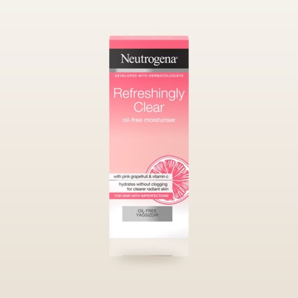 Neutrogena Refreshingly Clear Oil-Free Moisturiser — Pink Grapefruit