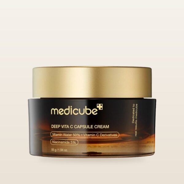 medicube Deep Vita C Capsule Cream — Niacinamide 5% + Vitamin C Derivatives (55 g)