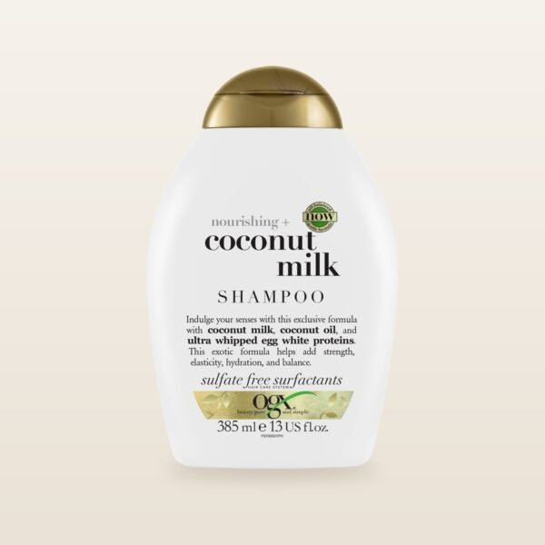 OGX Nourishing+ Coconut Milk Shampoo (385 ml)