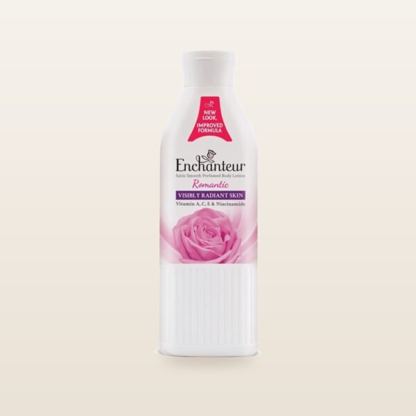 Enchanteur Romantic Satin Smooth Perfumed Lotion — Vitamin A, C, E & Niacinamide