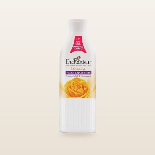 Enchanteur Charming Satin Smooth Perfumed Lotion — Vitamin A, C, E & Niacinamide
