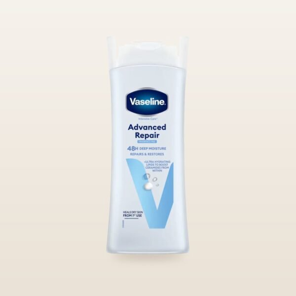 Vaseline Intensive Care Advanced Repair Lotion — 48H Deep Moisture, Fragrance Free