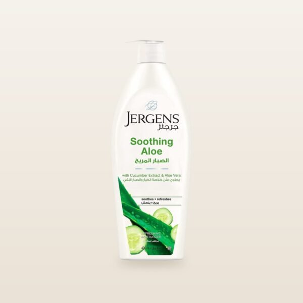 Jergens Soothing Aloe Refreshing Moisturizer — Cucumber Extract & Aloe Vera (400 ml)