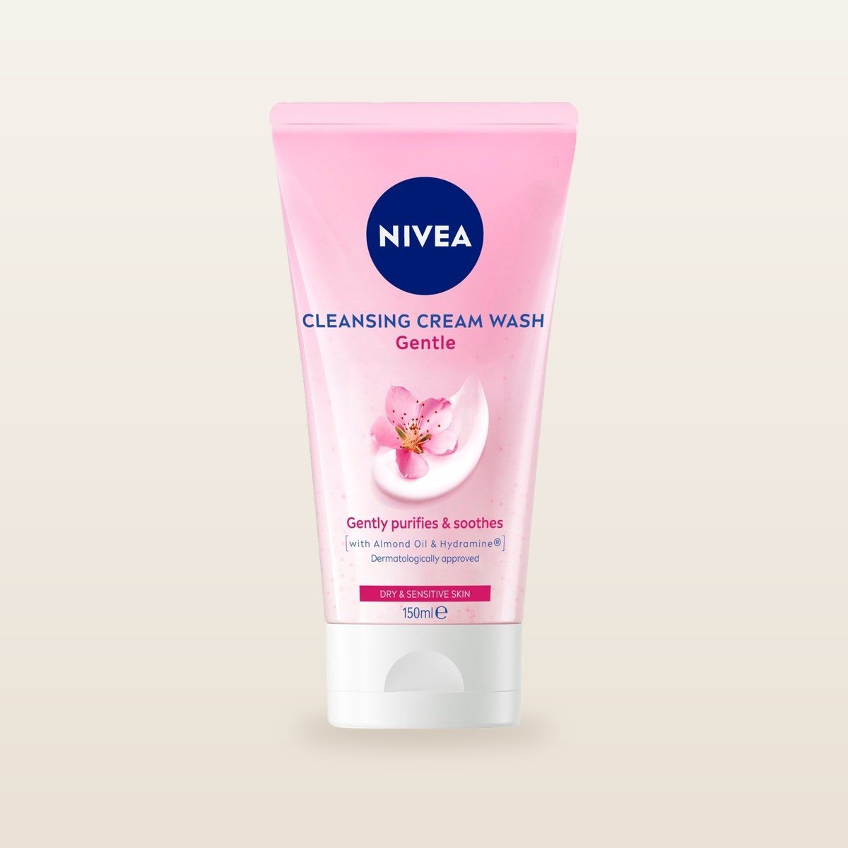 Nivea Cream Wash Gentle (Almond Oil)