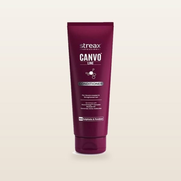 Streax Professional Canvo Line Conditioner (Keratin-Treated & Straightened Hair)