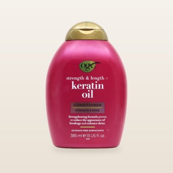 OGX Strength & Length+ Keratin Oil Conditioner (385 ml)