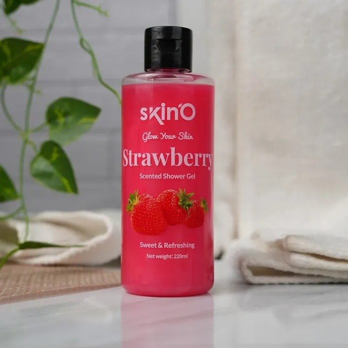 Skin'O Strawberry Scented Shower Gel (220 ml)