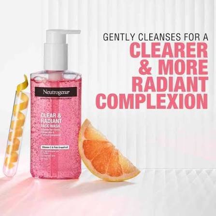 Neutrogena Fresh & Clear Face Wash (Vitamin C)